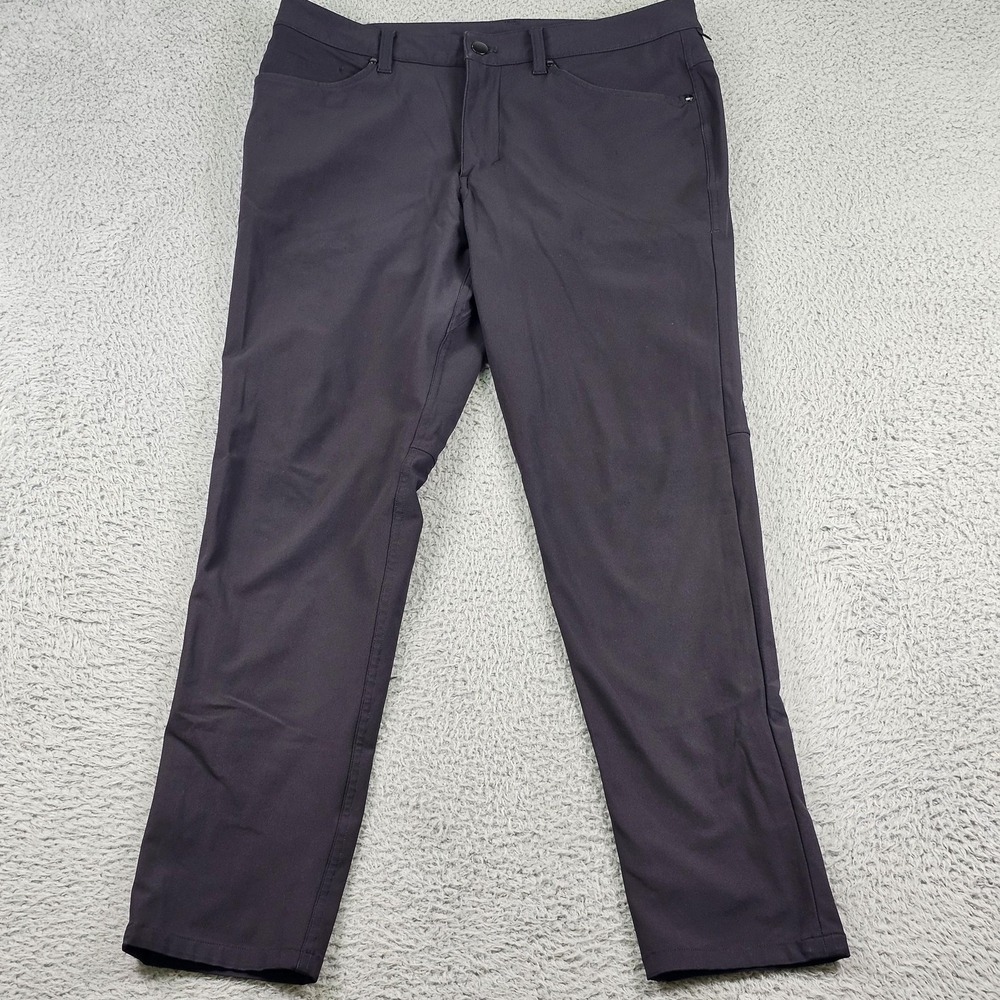 Lululemon Pants Mens 32 Gray 5 Pocket Slim Stretch‎ Casual Golf Performance